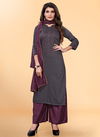 Dark Green And Wine Colour Hit Designer Fancy Ethnic Wear Embroidery Heavy Ready Made Collection 42068